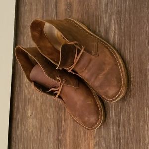 Clarks leather boots